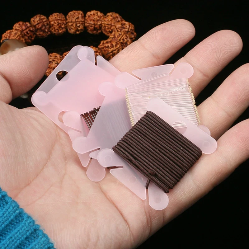 Plastic Silk Thread Bobbins, Embroidery Floss Craft Storage, Cross Stitch Accessories, Holder Board Card Color, 20 Pcs