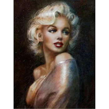 

Full Drill Square Diamond 5D DIY Diamond Painting "Mayline Monroe" Diamond Embroidery Cross Stitch Rhinestone Mosaic Painting