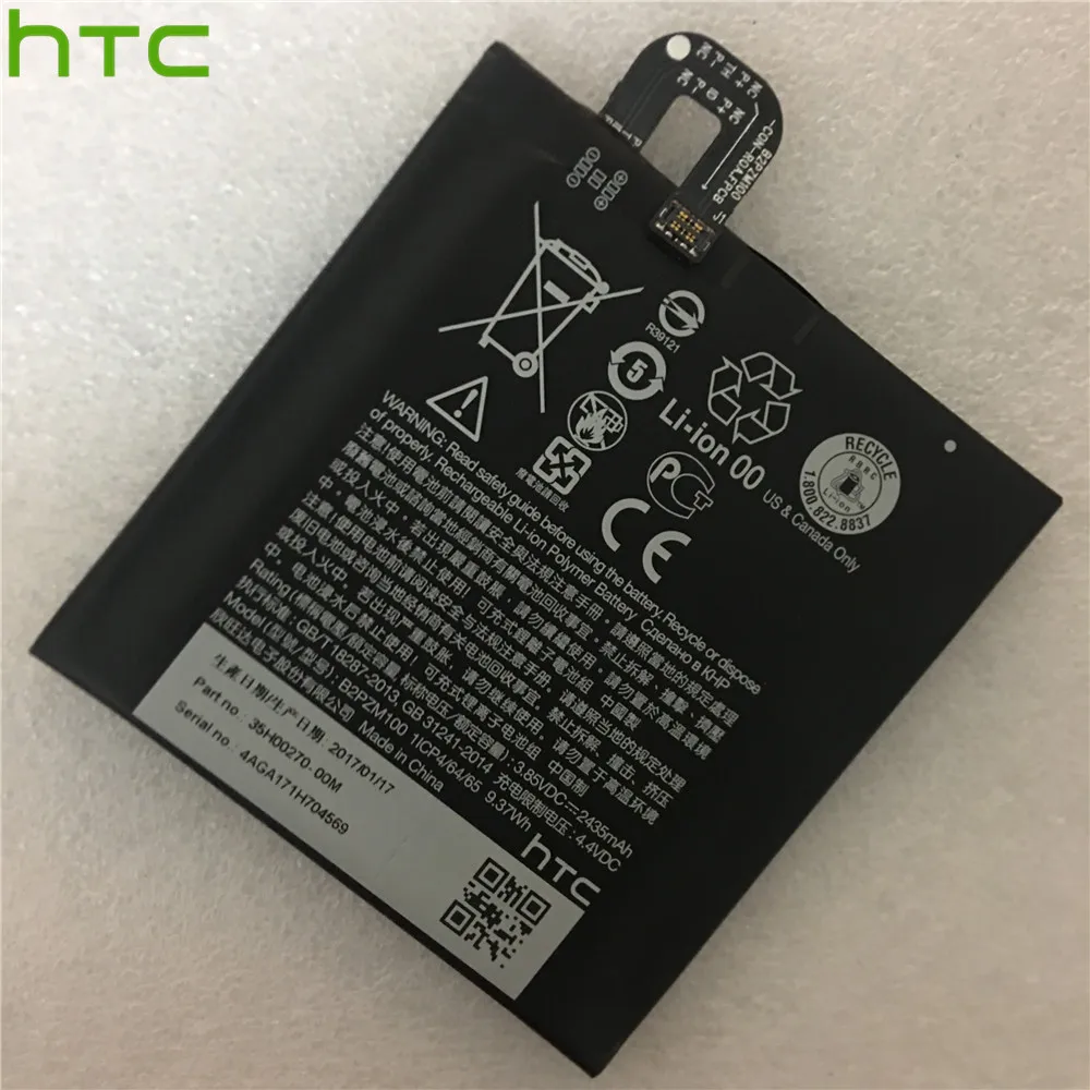 Tanie 2435mah B2PZM100 bateria pasuje do HTC Alpine, U Play, U Play TD LTE, U Play TD LTE podwójne baterie SIM Batterij + narzędzia + naklejki