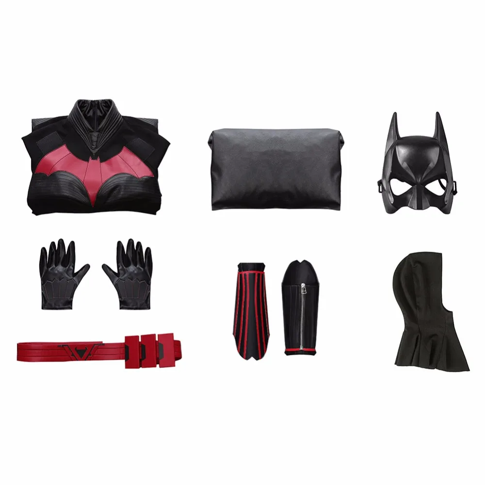 Костюм Бэтмена, бэтженщины, Бэтгерл, Кэти Кейн, костюм для косплея, черный костюм, парик для женщин, карнавальные костюмы на Хэллоуин, версия на заказ 2
