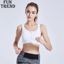 Zipper Push Up Sports Bra High Impact Women Fitness Yoga Bra Solid Sport Underwear Workout Running Sport Tank Top Sport Clothing women underwear push up front zipper sports bras big size bra yoga padded fitness tank tops cycling workout sport bra