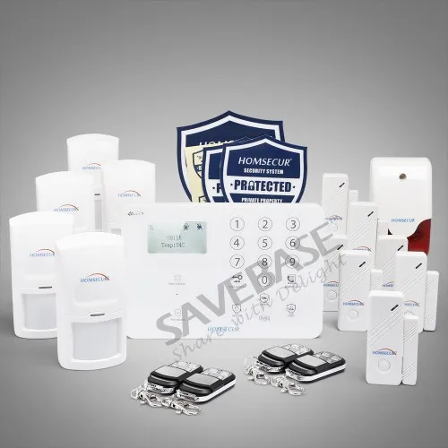 HOMSECUR Wireless 4G/GSM Home Security Alarm System For Elderly Daily Life Care GA01-4G-W