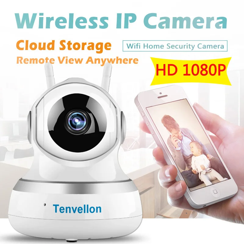 Tenvellon камера видеонаблюдения WiFi ip 1080 P CCTV Камера Безопасности s домашнее