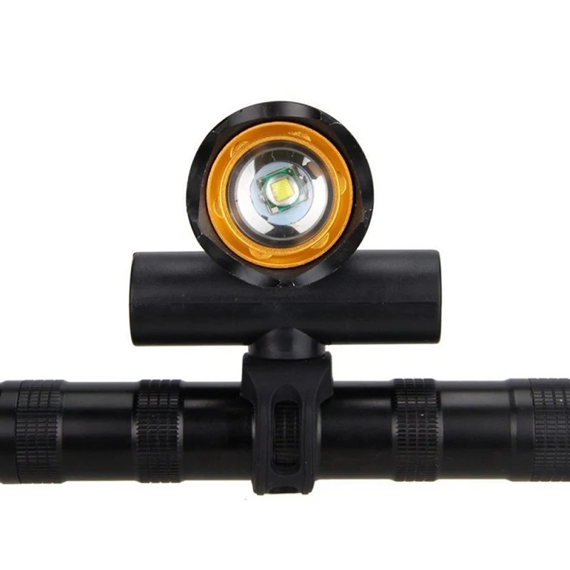 Bicycle Front Light 350 Lumen T6 LED Headlight Rechargeable MTB Road Bike Handlebar Flashlight Super Bright Portable Lamp LT0105 (4)