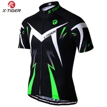 X-TIGER Summer Cycling Jersey Breathale Mountain Bike Clothing Quick-Dry Racing MTB Bicycle Clothes Uniform Cycling Clothing
