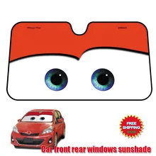 130X70cm Car Sunshade red Sun Shade Windshield Visor Cover Front Rear Window UV Protection Shield Film Reflective Car Styling reflective car windshield sun shield heat shade silver