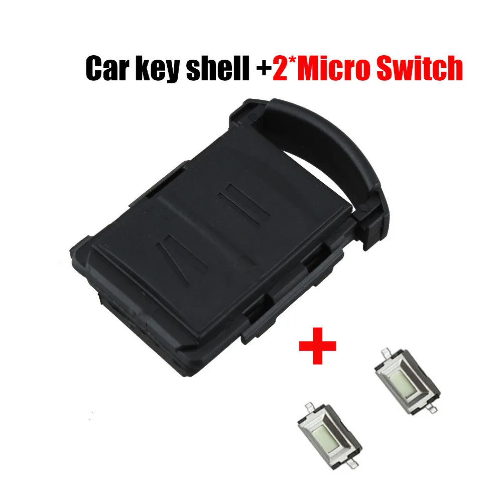 

2Buttons Car key shell For Vauxhall Opel Corsa C Combo Tigra Meriva Agila Combo Remote Key Case Cover+2 Micro Switch