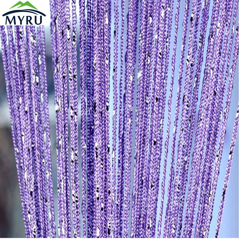 MYRU New arrival finished metallic curtain Korean romantic wedding