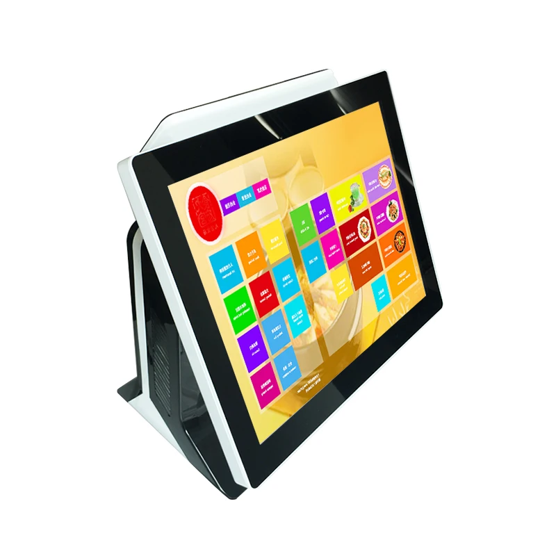 

15inch pos touch all in one pc integrated barcode scaner
