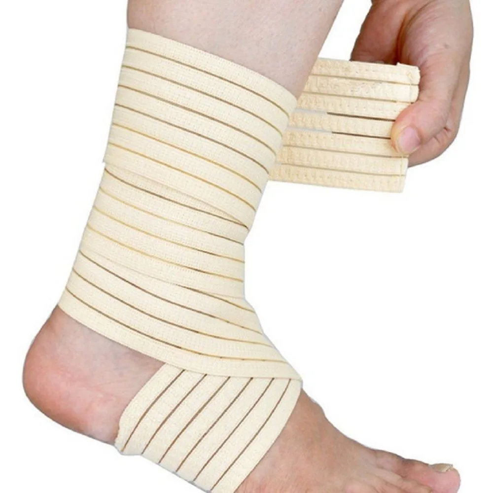 Ankle Support Spirally Wound Bandage Volleyball Basketball Ankle Orotection Adjustable Elastic Bands Foot Care Ankle Braces