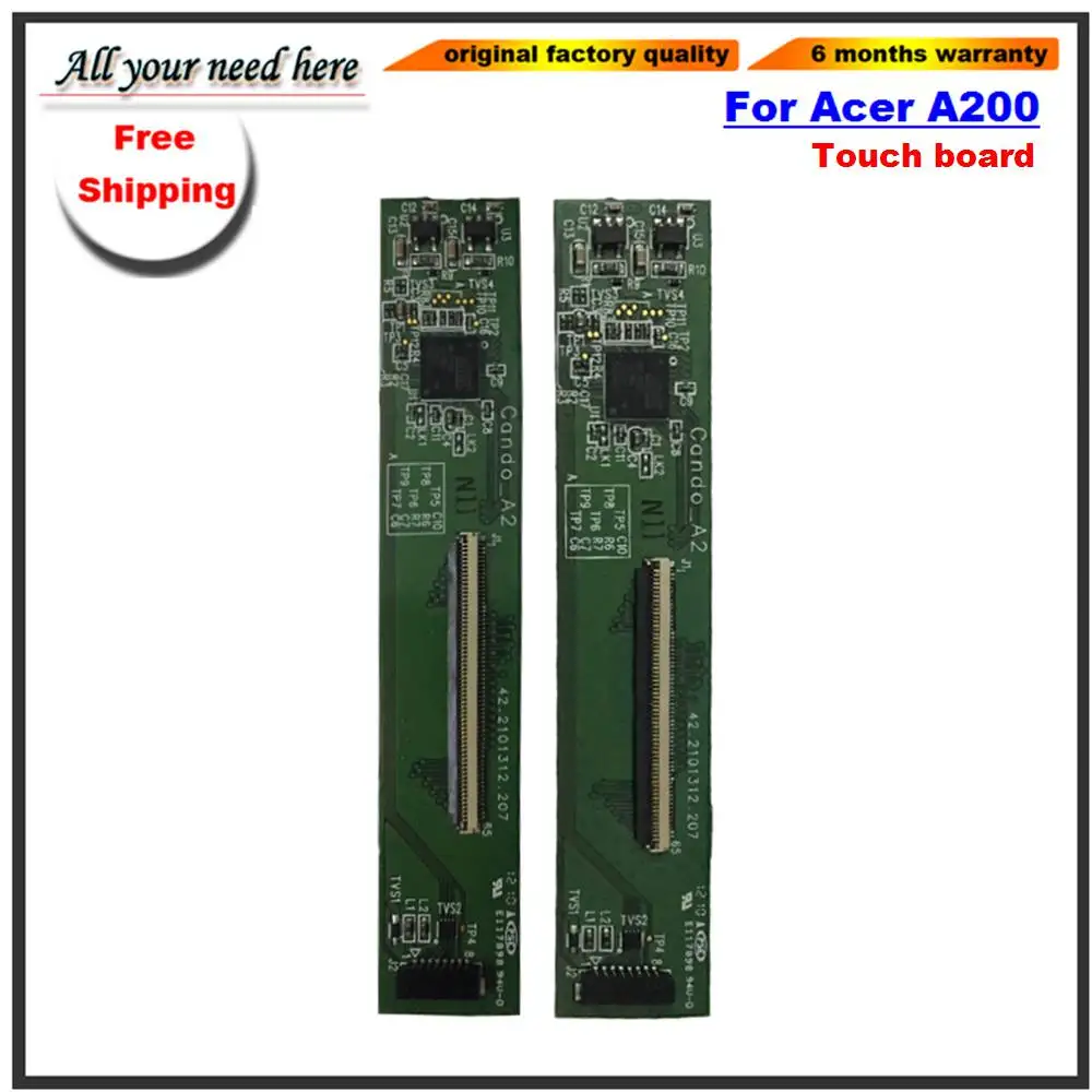 

Touch panel Board For Acer Iconia Tab A200 A21 10.1" Touch LCD Screen Connector board tablet Replacement Repair