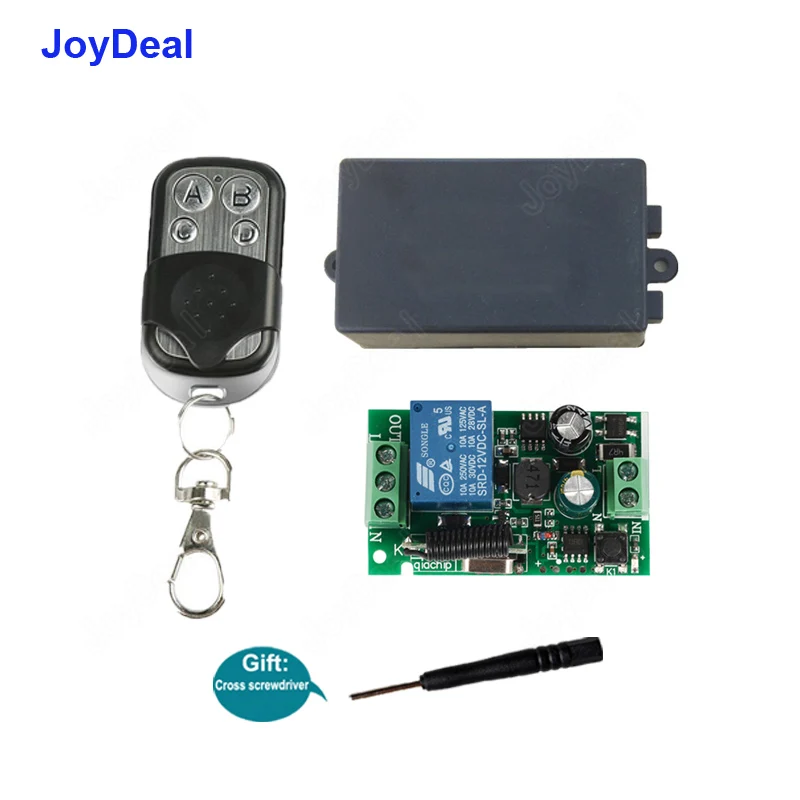 Controle Remoto Universal sem Fio 433 Mhz ac 110v 220v Canal Módulo de Receptor e Transmissor rf 433 Mhz Kits Faça Você Mesmo