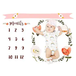 Chaming наряд для фотосессий Одеяло ежемесячно фотографии Одеяло фото Одеяло фон Одеяло для новорожденных фотографии