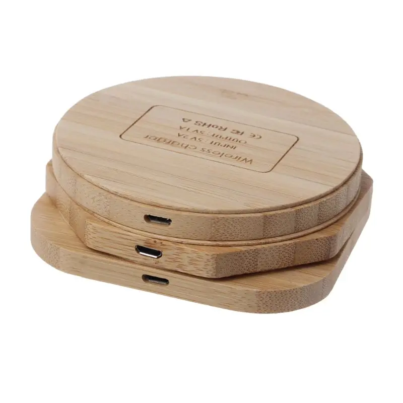 

Slim Wood Portable Qi Wireless Charger for iPhone X/XS XR Wireless Charging Pad for Xiaomi Samsung S8 S9 S7 Note 9