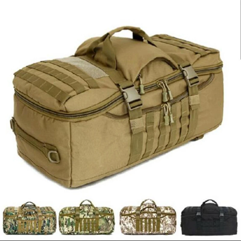 Bags 60 l waterproof font b backpack b font military 3 P font b backpack b