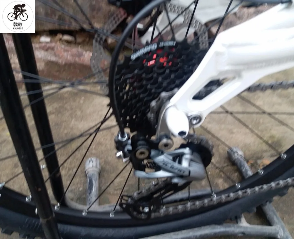 Best Kalosse  DH/XC/AM    Soft-tail Frame   26*17 inch   bicicleta mountain bike  27 speed  26er Hydraulic  Disc brakes 3