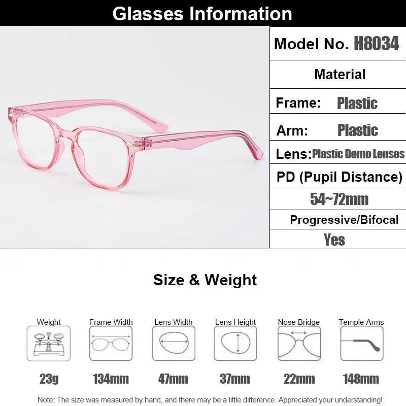 Gmei оптические стильные овальные розовые прозрачные брендовые дизайнерские женские оправы для очков, оптические очки по рецепту H8034