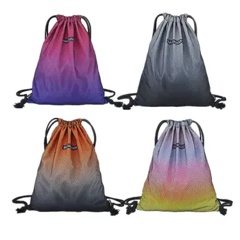 

New Gradient Printed Drawstring Backpack Waterproof Swimming Sports Bag For Men/Women Pocket Simple String Backpack