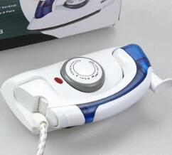 travel helper portable mini electric iron travel steamer iron 3 shifts business gift  flat handle convenient ironer