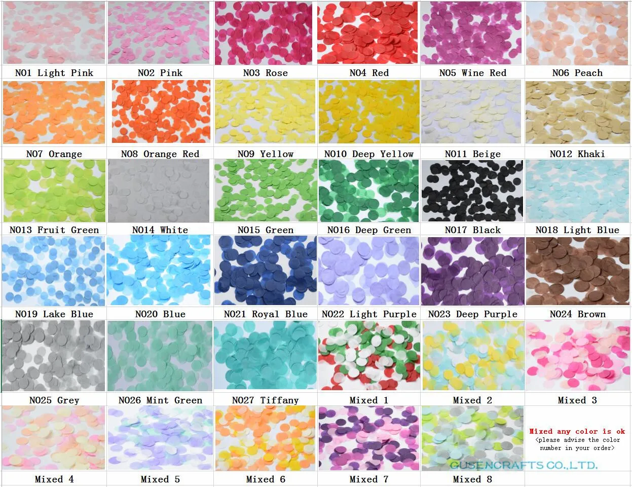 3000Pcs/lot Multicolor DIY Crafting Accessory Wedding Decoration paper Confetti Wedding Event & Party Supplies images - 6