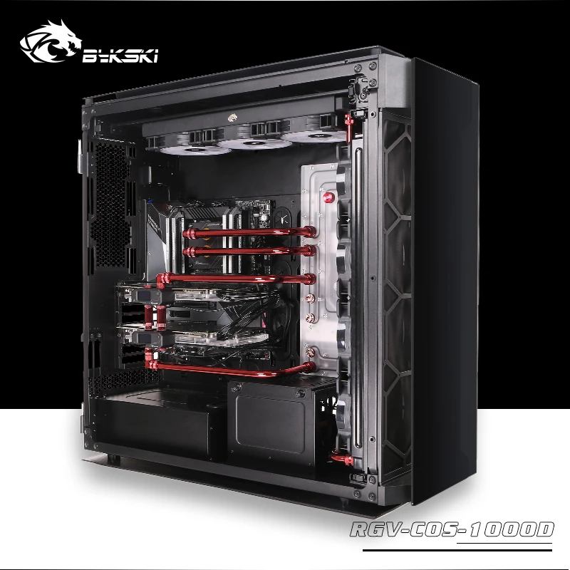 Bykski акриловая водная доска, резервуар для воды для Corsair 1000D компьютерный чехол, RGB водяное охлаждение резервуар, RGV-COS-1000D