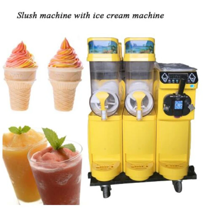 2019 Popular Yellow Fry Ice Cream Machine Soft Ice Cream Machine With