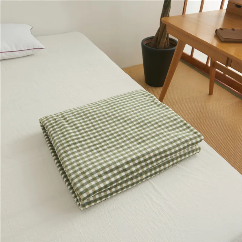 Плотное покрывало-одеяло 200x230 см, очень мягкое фланелевое одеяло высокой плотности для дивана/кровати/автомобиля, портативные пледы