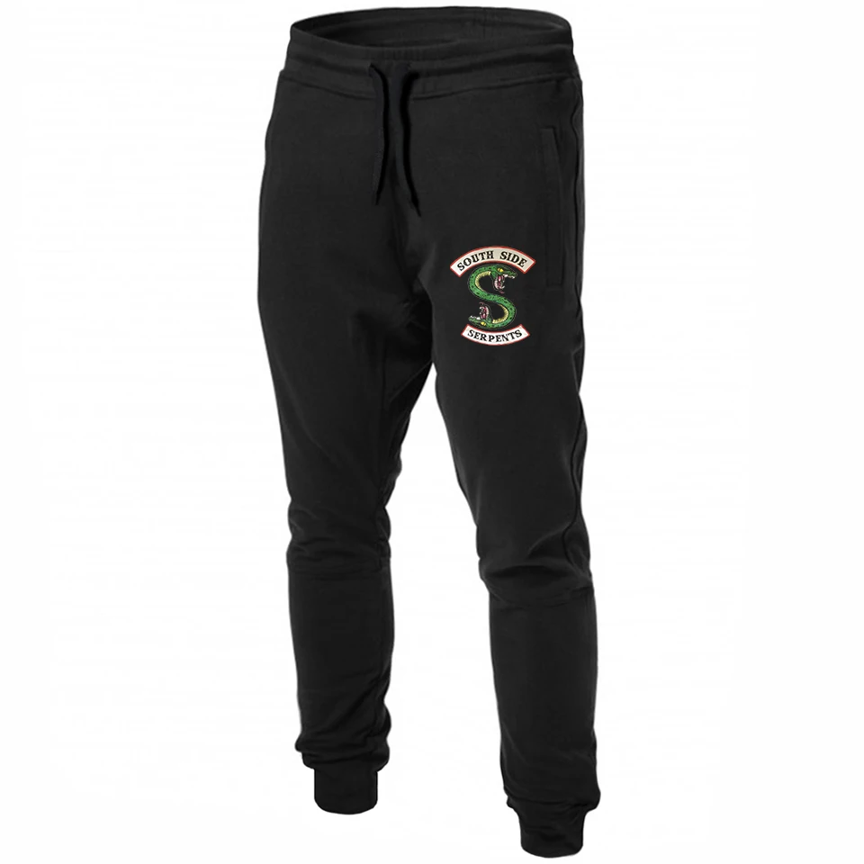 

New Riverdale Sweatpants Men Workout Sport Pant South Side Serpents Fleece Long Casual Pants Riverdale Snake Graphic Joggers