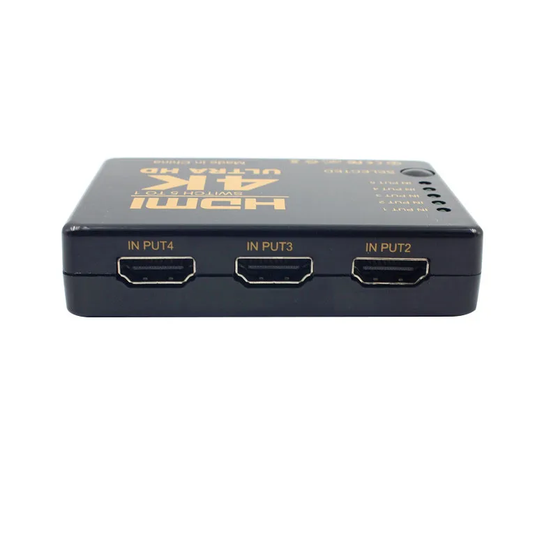 Larryjoe мини 3D 1080p 5 порт 4K HDMI Выключатель Переключатель Селектор сплиттер концентратор+ ИК пульт дистанционного управления для HDTV