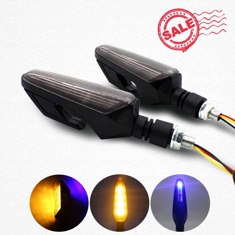 

Motorcycle LED Turn Signal Light High-quality Waterproof Double-sided Flasher Indicator Amber Lamp 2019 New Motorcycle Accessory