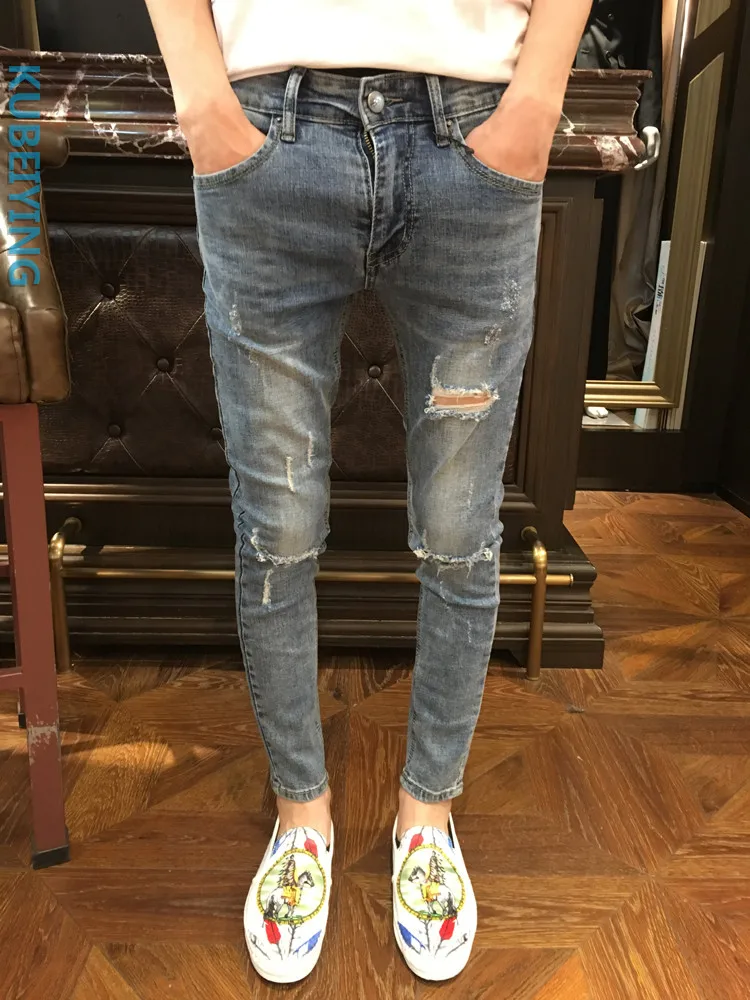 skinny jeans big feet