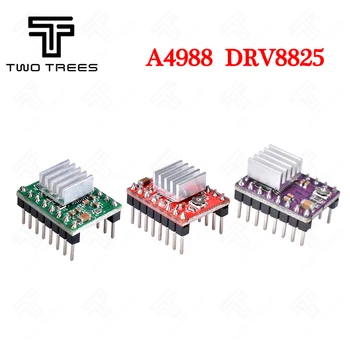 

TWOTREES 3D Printer Parts Reprap A4988 DRV8825 Stepper Motor Driver Module With HeatSink Stepstick DRV8825 Compatible StepStick