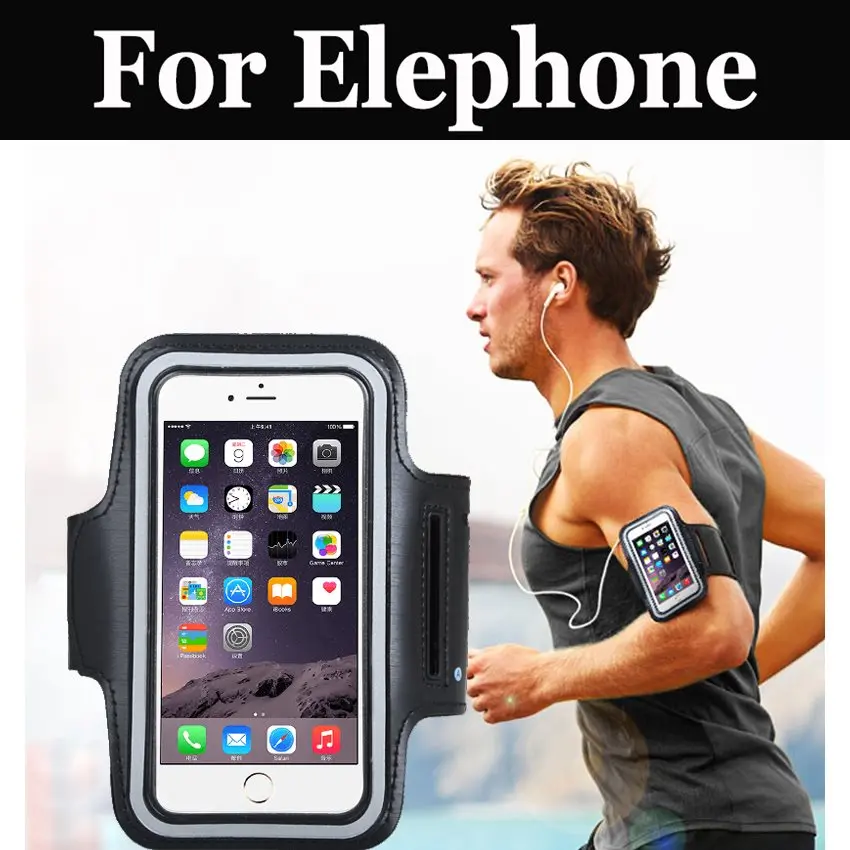 الرياضة رياضة الركض شارة الذراع حامل حالة ل Elephone P9000 لايت P9000 R9 S7 البسيطة S7 M3 S3 Vowney P8 مصغرة C1 ماكس S8 P8 U برو