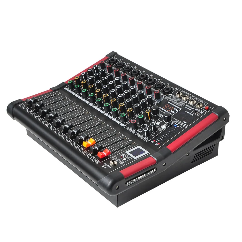Freeboss MINI8 P 8 каналов усилитель мощности микшерный пульт Bluetooth запись 99 DSP эффект 2x170
