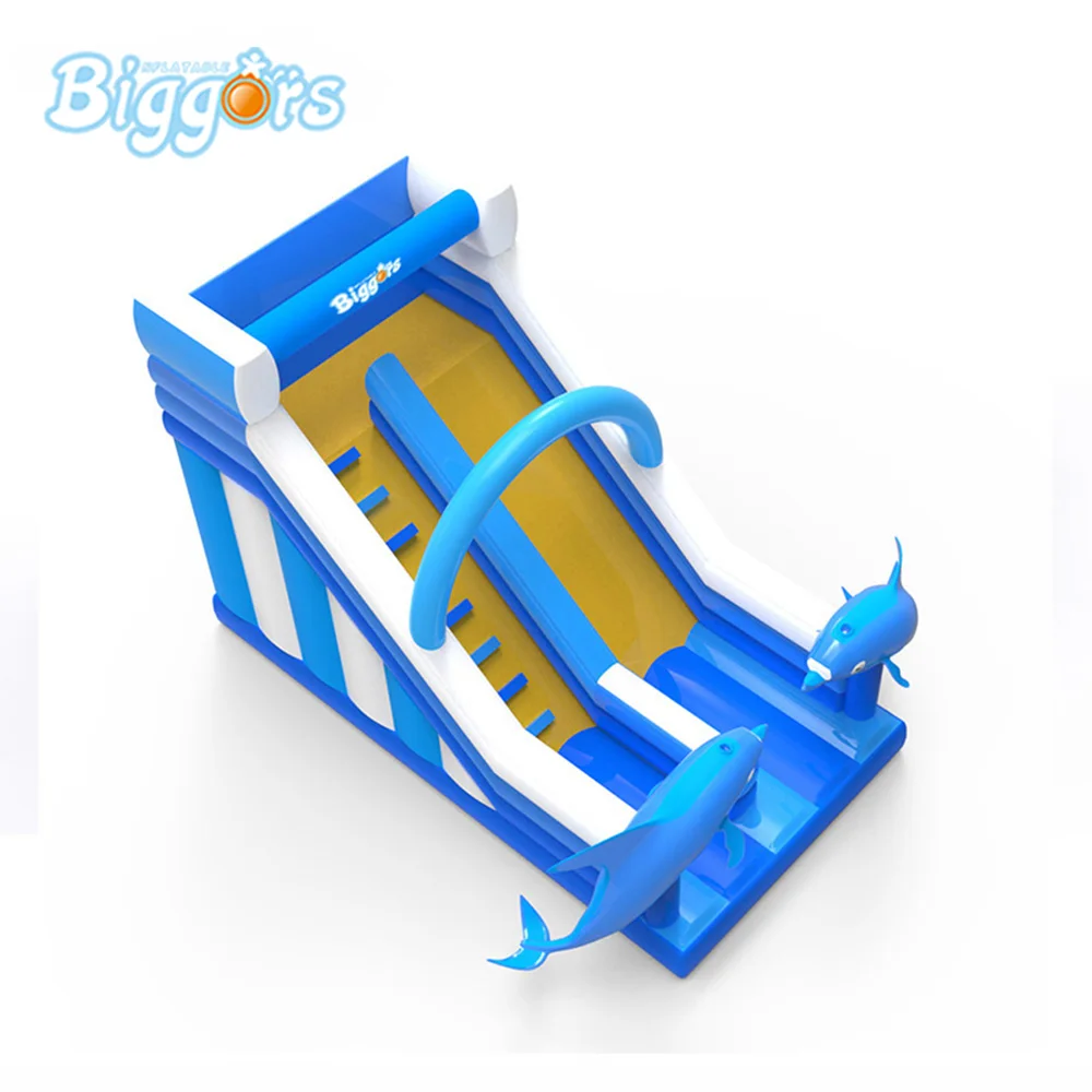 

New Design PVC inflatable dolphin water slide Inflatable commercial slide