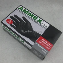 100 шт Одноразовые черные нитриловые перчатки для тату машины комплект поставки-большие BNG-L-100