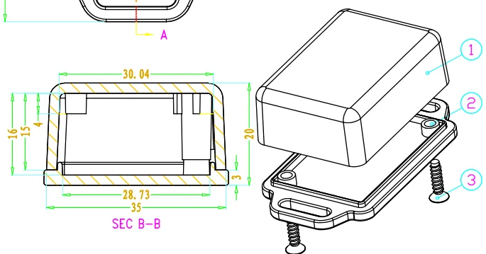 szomk plastic enclosure for electronics project enclosure junction housing electronics box instrument enclosure box (9).jpg
