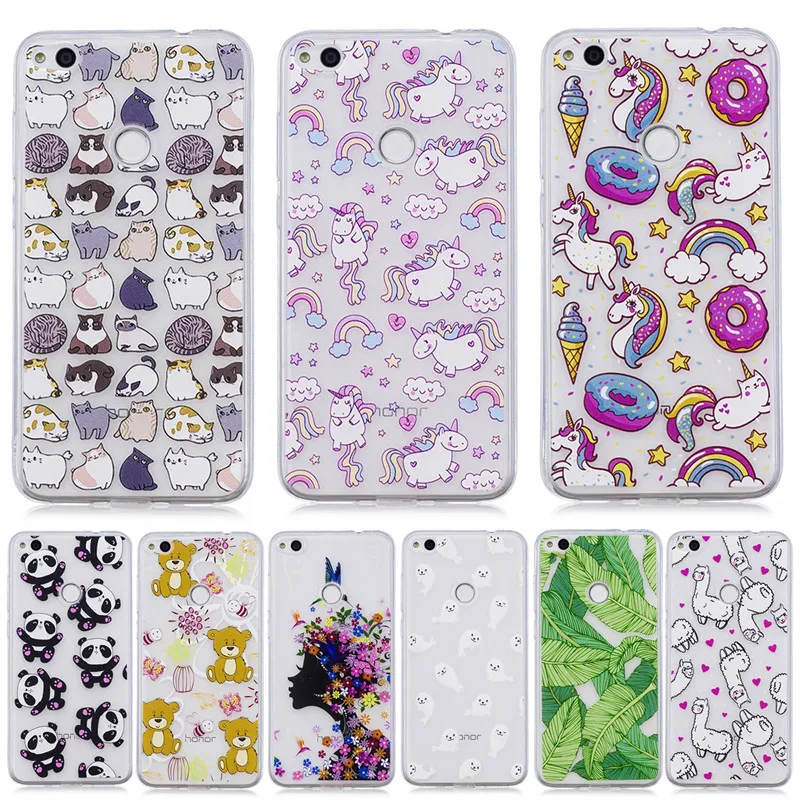 

Wekays Case For Huawei P8 Lite 2017 Cute Cartoon Unicorn Soft Silicone TPU Fundas Case For Huawei P8 Lite 2017 Cover Cases Coque