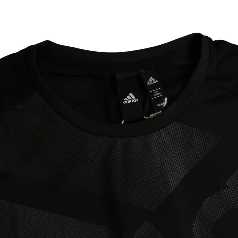 Новое поступление Adidas GFX SS T поли Для женщин футболки с коротким рукавом спортивная