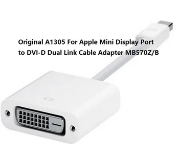 

1 Lot / 5 PCS Original A1305 For Apple Mini Display Port to DVI-D Dual Link Cable Adapter MB570Z/B