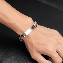 Кубинские браслеты из нержавеющей стали мужские 8,8 мм ширина браслет хип хоп Рок спортивные ювелирные изделия настроить оптом VB900