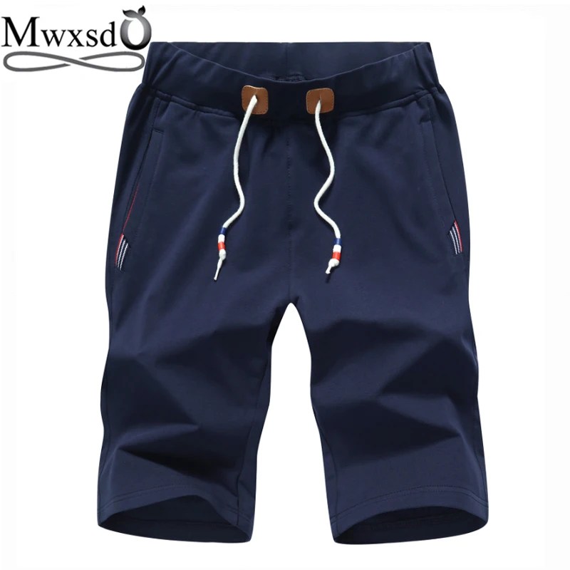 Марка mwxsd Лето повседневное для мужчин s хлопковые пляжные шорты дыхание тренажерный зал шорты для женщин мужской спортивный jogger короткие штаны