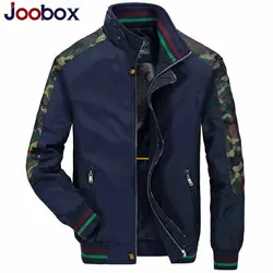 Бренд joobox Курточка бомбер Для мужчин Повседневное Slim Fit куртки Jaqueta Masculina камуфляж Для мужчин куртка пальто плюс Размеры M-4XL