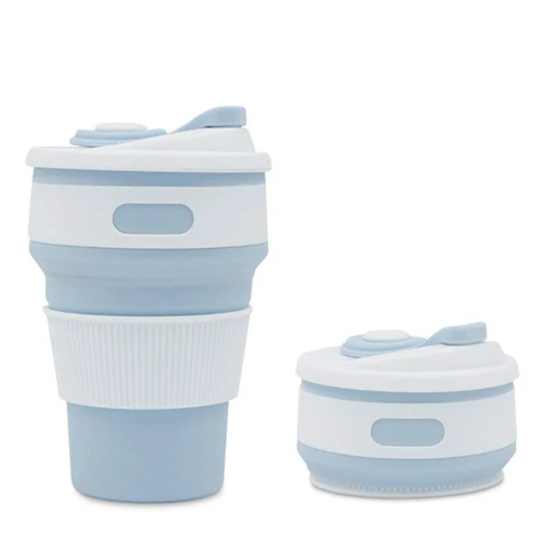 Details about   Multi-function Silicone Coffee Cup Portable Fold able Mug Outdoor Travel Camping 