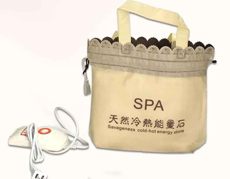 Нагревательный мешок для горячего энергетического камня, травяного шара, соляного шара, солевого мешка, салонного спа-нагревателя, 220 В - Цвет: Only bag