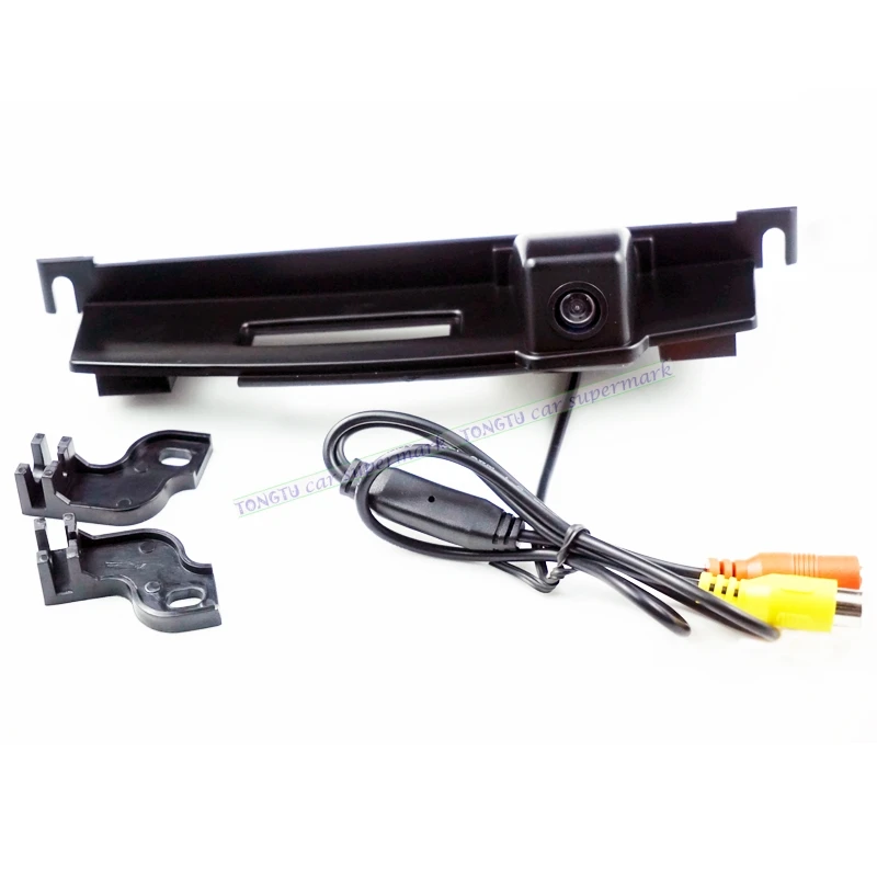 

Wireless Wired 520L CCD Night vision Car Trunk Rear View Reverse backup Camera for Nissan Tiida Hatchback 2008 Handle position