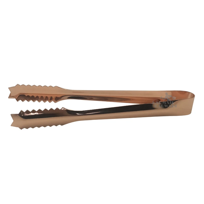 17.8cm Ice tong Bbq Stainless Steel Barbecue BBQ Clip Bread Food Ice Clamp Tongs Bar Kitchen Accessories