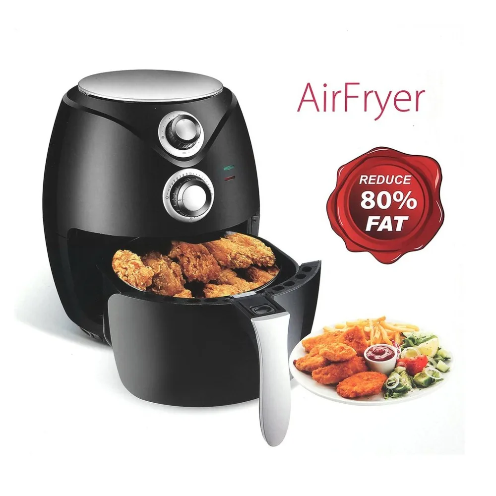 

1400W 2.8L Fryer Air Oven Electric Scamper Oven Household Fryer Grill Grease Free Cooker Smokeless Hot Air Fryer EU Plug
