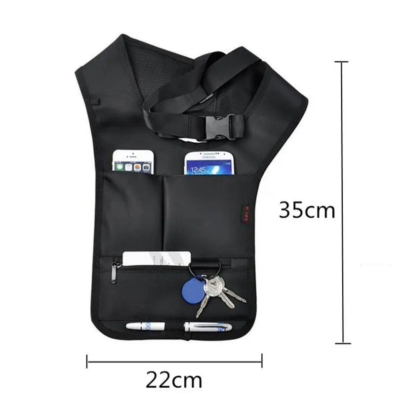  LHLYSGS Women Travel Anti Theft Cross Shoulder Bag Men Security Holster Strap Phone Burglarproof Un - 32879718752
