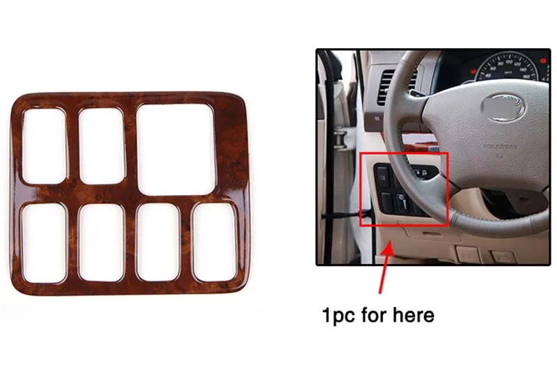 Чехол на рулевое колесо для TOYOTA PRADO 2004 2009/стеклянная подъемная панель